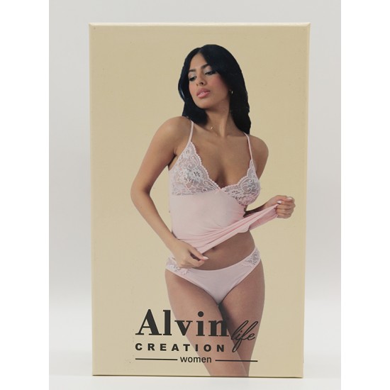 ALVİN LİFE CREATION KADIN KAŞKORSE ATLET KÜLOT TAKIMI 103 PUDRA (L)