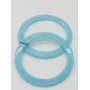 ÇANTA AKSESUARI AKRİLİK ÇANTA SAPI MERMER DESEN YUVARLAK SAP 14 CM BUZ MAVİ