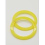ÇANTA AKSESUARI AKRİLİK ÇANTA SAPI MERMER DESEN YUVARLAK SAP 14 CM SARI