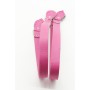 ÇANTA AKSESUARI DİKMELİ KALIN DERİ ASKI 2'Lİ 70 CM PEMBE
