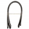 ÇANTA AKSESUARI DİKMELİ PARLAK DERİ PELİKAN BORU SAP 2'Lİ 60 CM GRİ