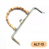 ÇANTA AKSESUARI METAL ÇANTA BURSU BAMBU SAPLI DİKDÖRTGEN ALT-13 20,5 CM ANTİK SARI