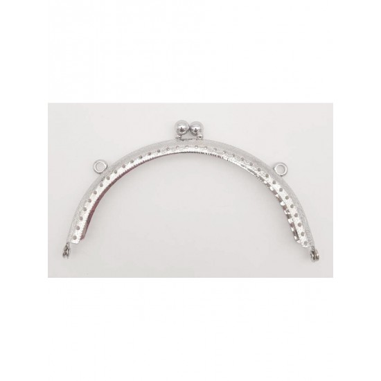 ÇANTA AKSESUARI METAL ÇANTA BURSU MOTİFLİ OVAL ALT-21 12,5 CM GÜMÜŞ