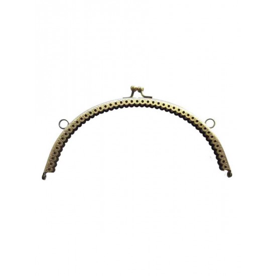 ÇANTA AKSESUARI METAL ÇANTA BURSU MOTİFLİ OVAL ALT-21 20,5 CM ANTİK SARI