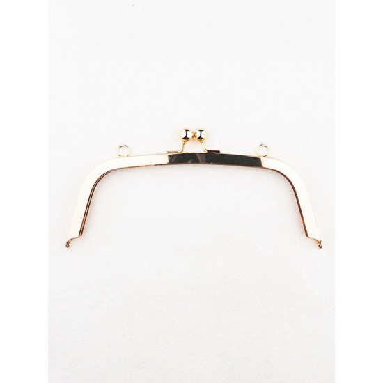ÇANTA AKSESUARI METAL ÇANTA BURSU VİDALI OVAL ALT-6 21,5 CM GOLD