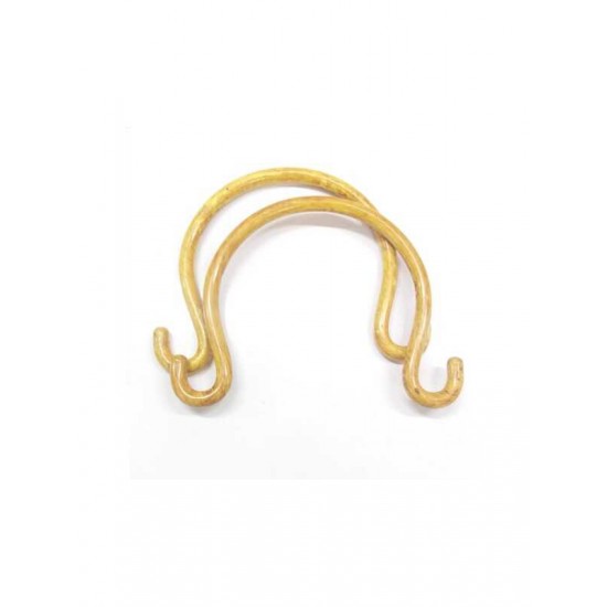ÇANTA AKSESUARI PLASTİK ÇANTA SAPI AKRİLİK GÖRÜNÜMLÜ ÇENGELLİ U 20 CM SARI