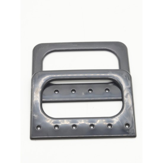 ÇANTA AKSESUARI PLASTİK ÇANTA SAPI DİKDÖRTGEN 14 CM SİYAH