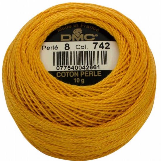 DMC 8 NO KOTON PERLE -> 742