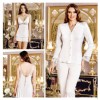 JEREMI LİNGERİE KOTON BRODELİ 6LI SET K115 EKRU (L)