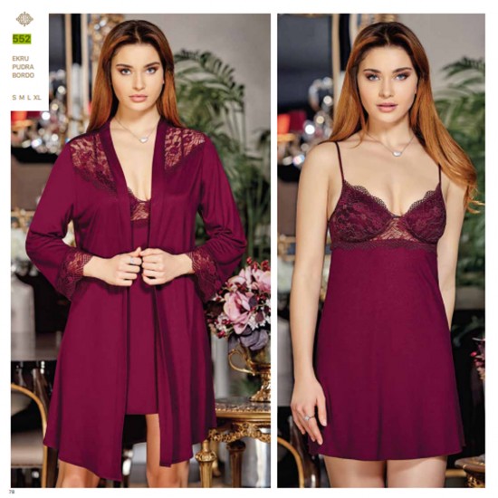 JEREMI LİNGERİE PENYE KISA 6LI SET 552 PUDRA (S)