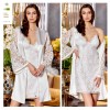 JEREMI LİNGERİE SATEN BRODELİ 6LI SET S310 EKRU (M)