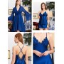 JEREMI LİNGERİE SATEN KISA 6LI TAKIM 965 PUDRA (S)