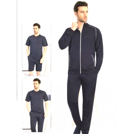 JEUNE MARI 6'LI PENYE PİJAMA TAKIMI DAMAT ÇEYİZ SETİ GRİ (L) 1005