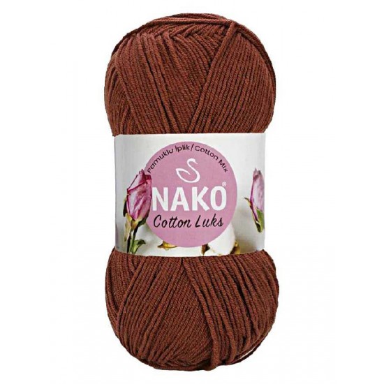 NAKO COTTON LÜKS 97556 KIZIL KAHVE