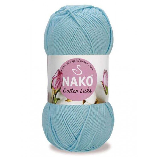 NAKO COTTON LÜKS 97564 BUZ MAVİ