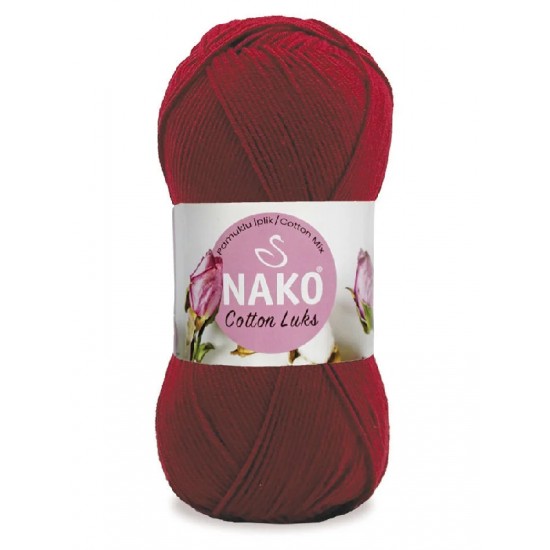 NAKO COTTON LÜKS 97575 KOYU BORDO