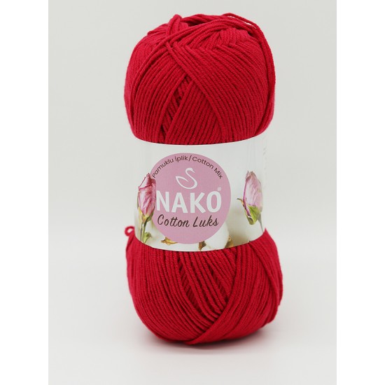 NAKO COTTON LÜKS 97590 KOYU KIRMIZI