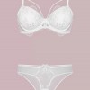 NURTEKS KADIN DANTELLİ BALENLİ DESTEKLİ PUSH-UP-SET 4485 EKRU (85B)