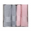 ÖZDİLEK ELİSSA BEST SET 4 PARÇA HAMAM SETİ GRİ - PUDRA