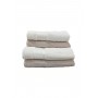 ÖZDİLEK ELİSSA BEST SET 4 PARÇA HAMAM SETİ KREM - TAŞ