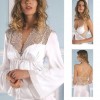 PİERRE CARDİN KADIN 6'LI SATEN GECELİK-SABAHLIK ÇEYİZ SETİ 6020 BORDO (L)