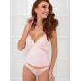 PİERRE CARDİN KADIN DANTELLİ PENYE ATLET KÜLOT / KAŞKORSE SET 356 PUDRA (S)
