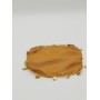 PULLU ŞİFON HALAY MENDİLİ, GELİN MENDİLİ,HEDİYELİK MENDİL 20*20 10 ADET HARDAL